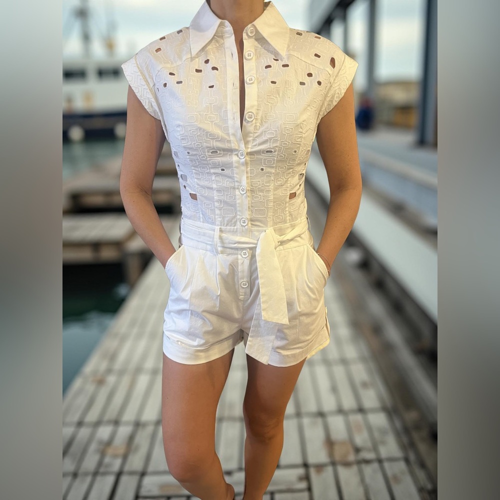 Catherine Malandrino white romper